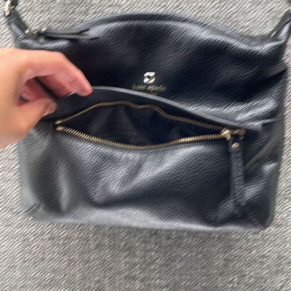 Kate Spade Crossbody Medium Leather Adjustable Strap Zip Pockets Minimalist - Picture 6 of 12